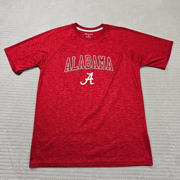 Men's Champion Dri-Fit‎ Alabama Roll Tide Shirt Size Medium - Picture 1 of 14